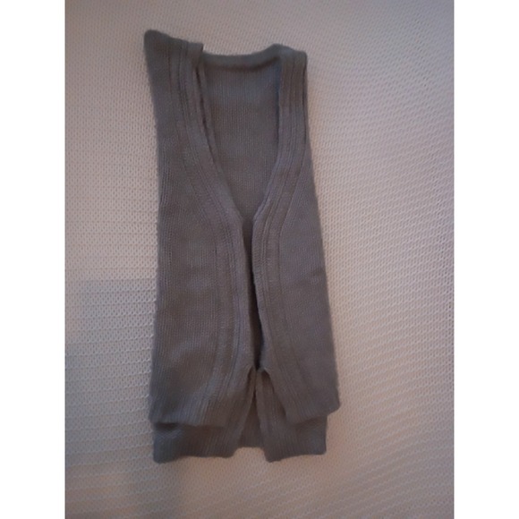 Madewell Gray Merino Wool Alpaca Blend Ribbed Sweater Vest Minimalist - Picture 9 of 10